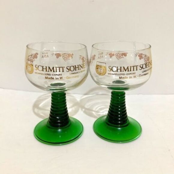 Schmitt Sohne | Dining | Vtg Lot Of 2 Schmitt Sohne Wine Glasses Made ...